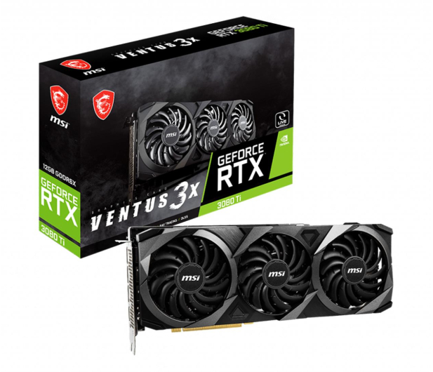 MSI GeForce RTX 3080 Ti VENTUS 3X LHR 12GB GDDR6X - 660788 - zdjęcie